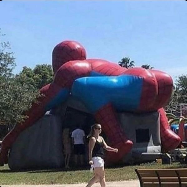 spiderman thicc balloon -