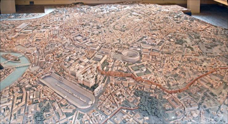 model of imperial rome
