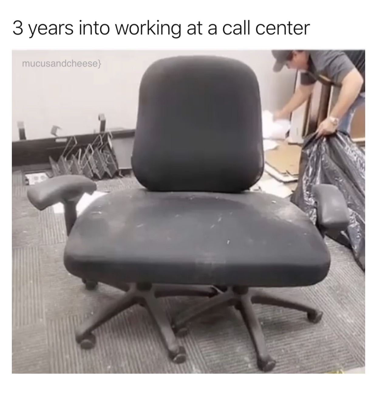 reddit chair - 3 years into working at a call center mucusandcheese}