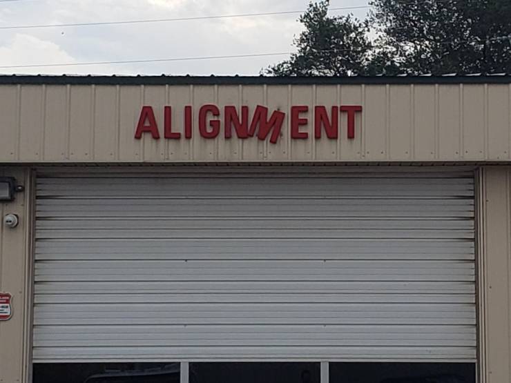 garage door - Alignment