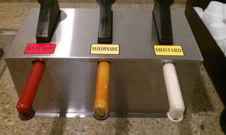 people who only had one job and failed - Retchup Mayonnaise Mustard