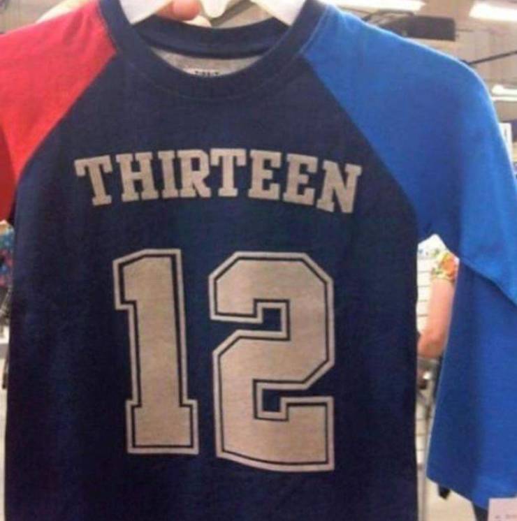 t shirt - Thirteen 1