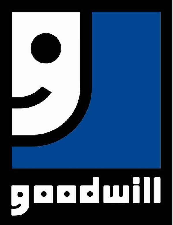 The smiling Goodwill logo is also a “g.”
