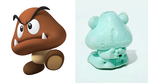 Goombas have arms and hands. They are just folded neatly behind their backs.