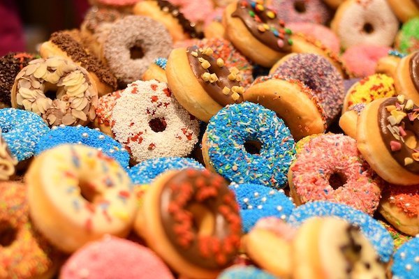 Donuts got their name because they are a “nut” of fried dough.