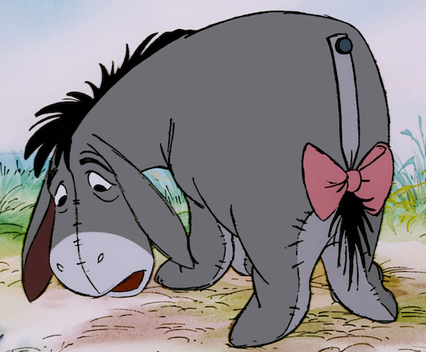“Eeyore” is the noise a donkey makes.