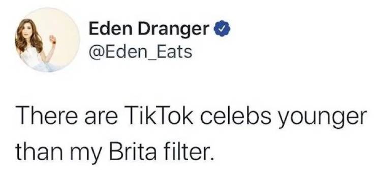 body jewelry - Eden Dranger There are TikTok celebs younger than my Brita filter.