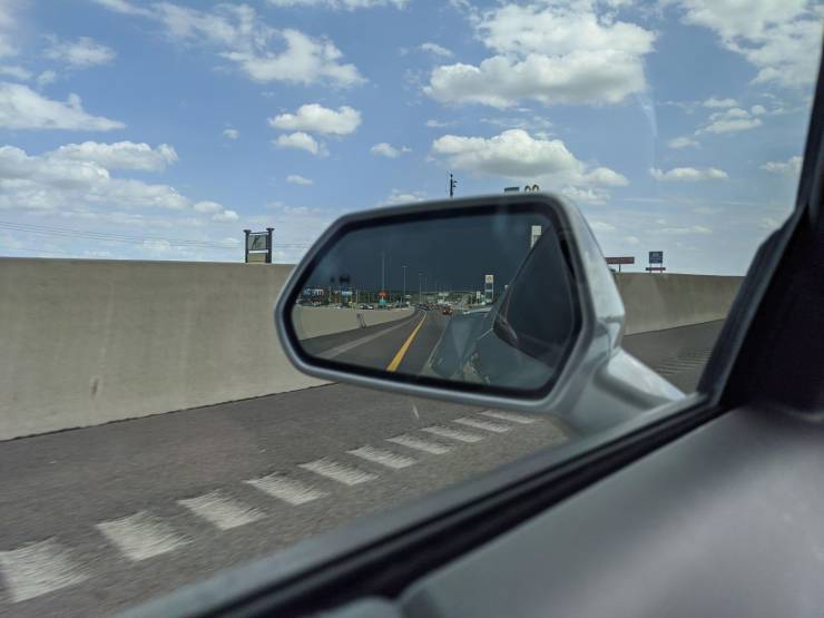 fascinating photos - rear view mirror