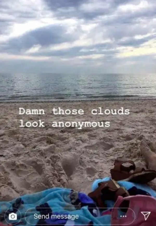 Damn those clouds look anonymous