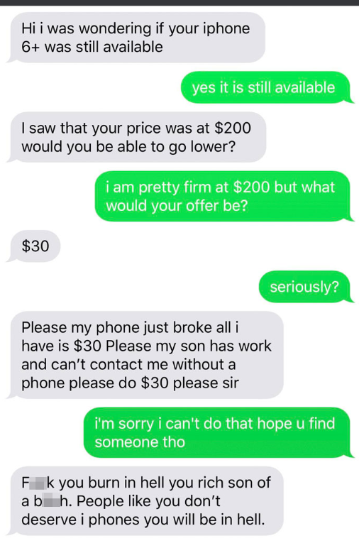 number - Hi i was wondering if your iphone 6 was still available yes it is still available I saw that your price was at $200 would you be able to go lower? i am pretty firm at $200 but what would your offer be? $30 seriously? Please my phone just broke al