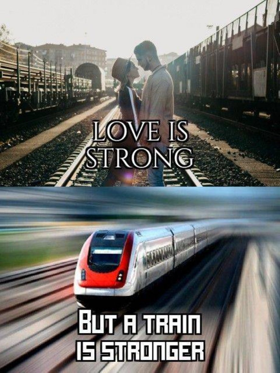fast train - Love Is Strong But A Train Is Stronger