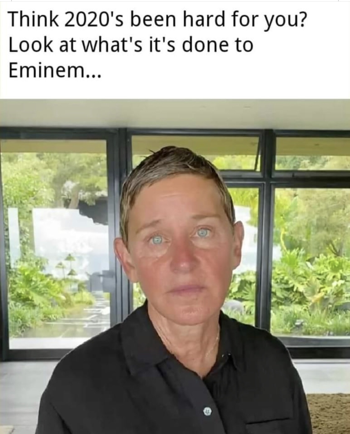 ellen adrenochrome withdrawal - Think 2020's been hard for you? Look at what's it's done to Eminem...