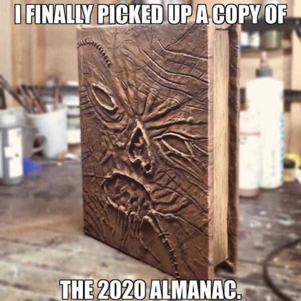 best meme ever - I Finally Picked Up A Copy Of The 2020 Almanac.