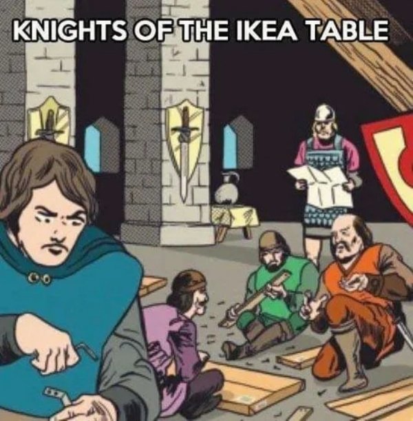 knights of the ikea table - Knights Of The Ikea Table ..