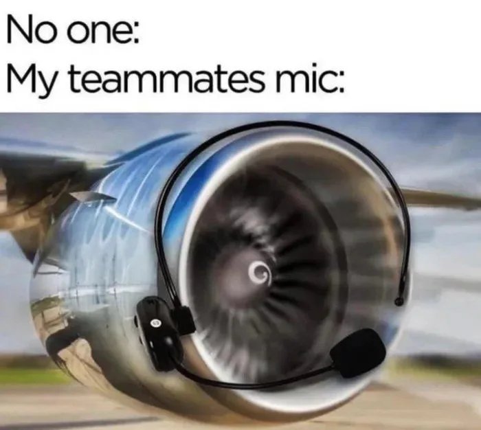my teammates mic - No one My teammates mic