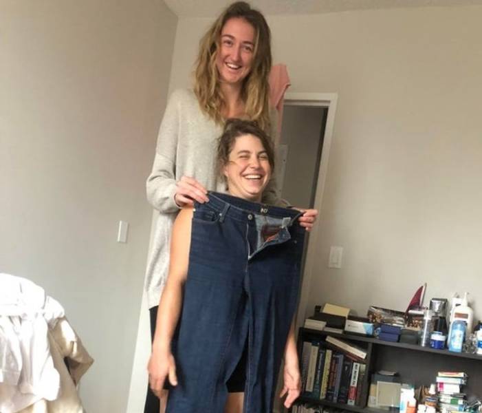 “Gave my friend my pants to use as a blanket during our sleepover.”