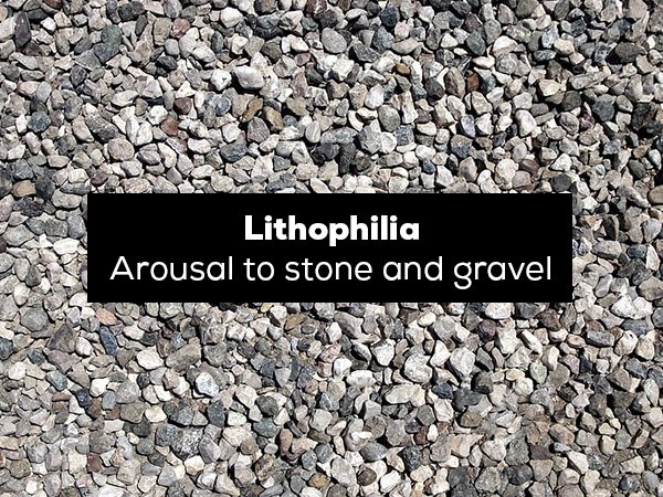 gravel - Lithophilia Arousal to stone and gravel