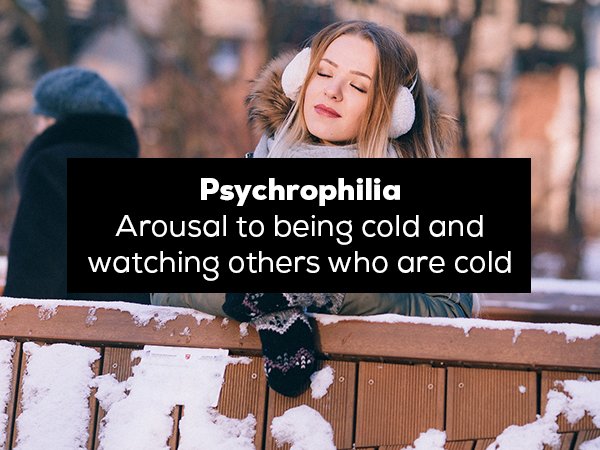 Winter - Psychrophilia Arousal to being cold and watching others who are cold