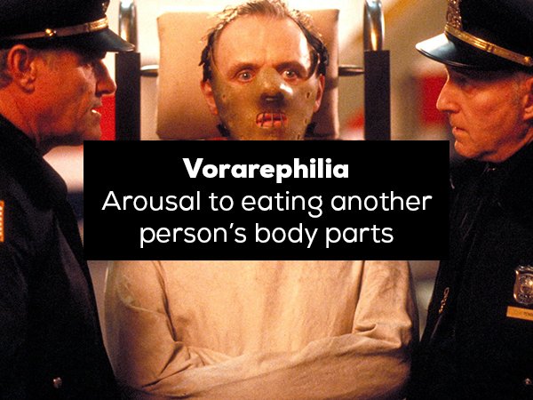 hannibal lecter - Vorarephilia Arousal to eating another person's body parts