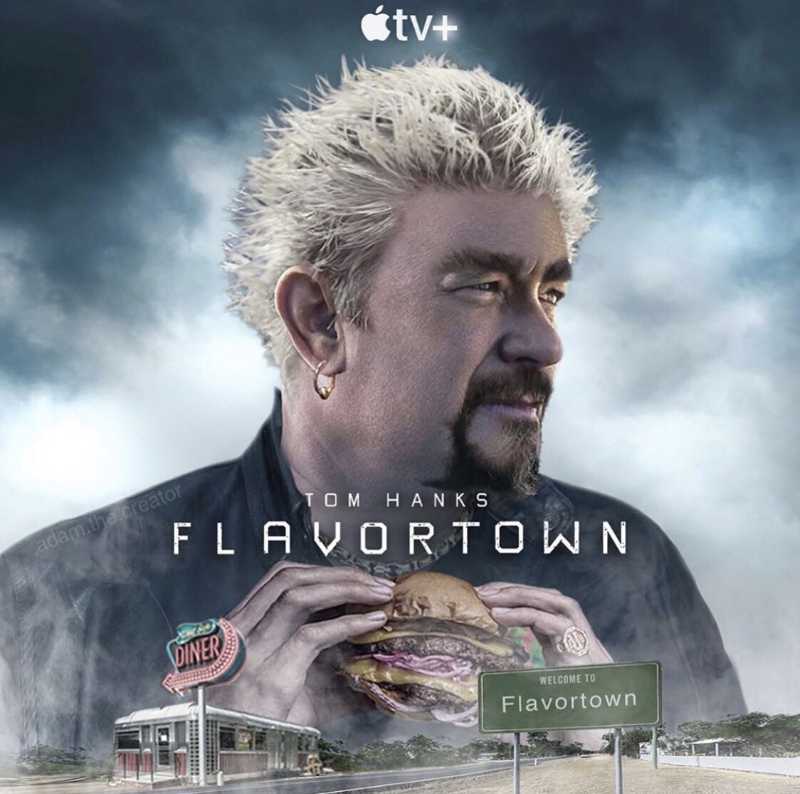 album cover - ty Tom Hanks adam the creator Flavor Town Soiner Welcome To Flavortown