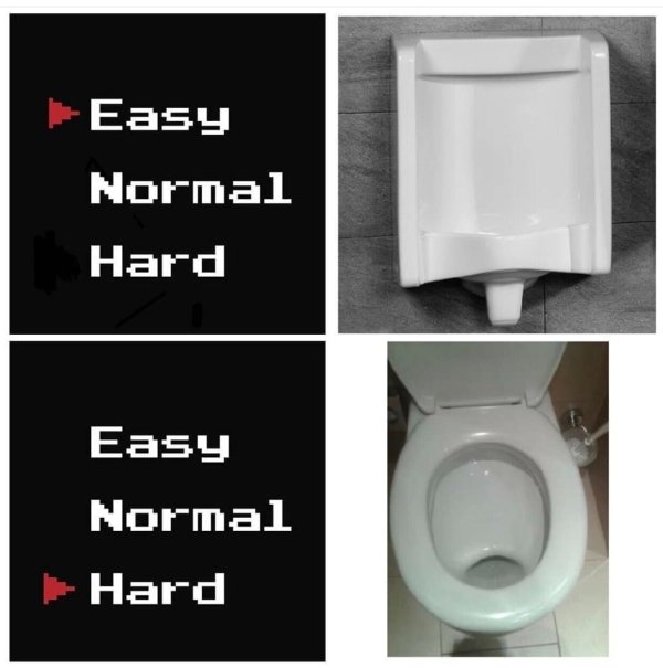 toilet seat - Easy Normal Hard Easy Normal Hard