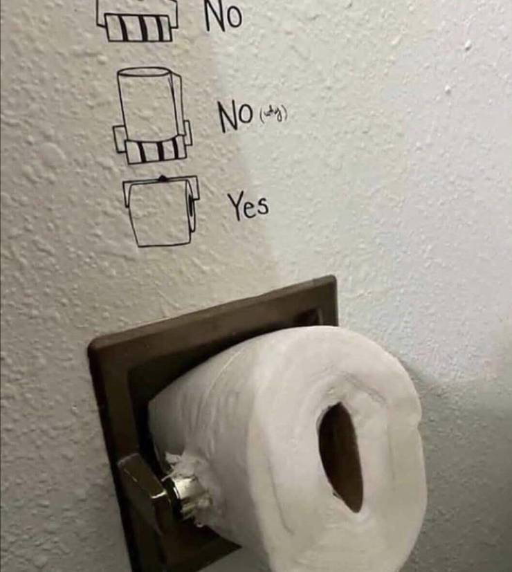 toilet paper - No No 4 Yes