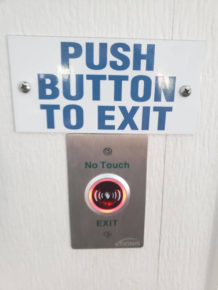 Push Button To Exit No Touch Exit Veionis
