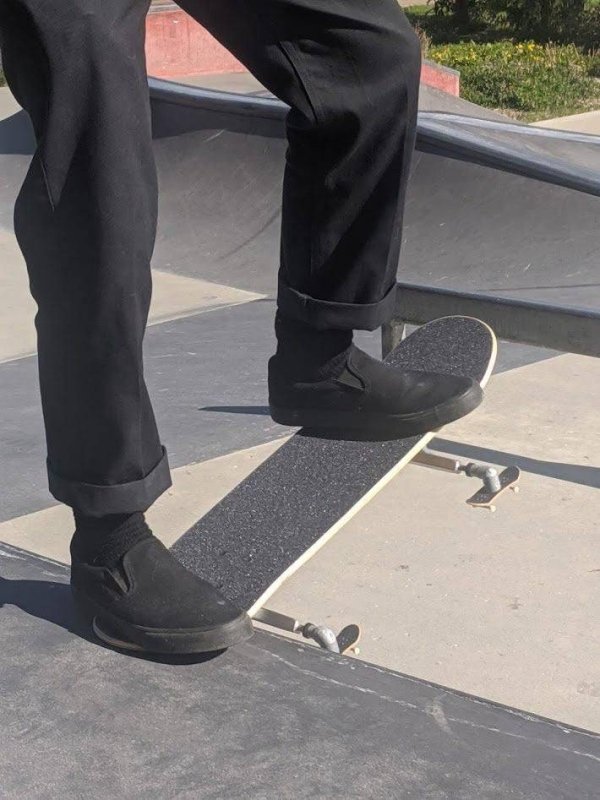 blursed skateboard