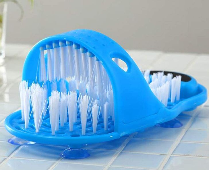A foot scrubber to scrub, exfoliate, and massage your feet