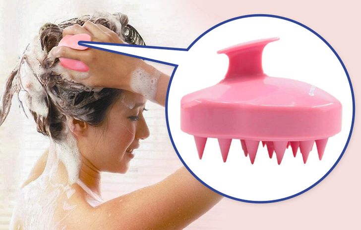 A perfect scalp massager to shampoo your hair
