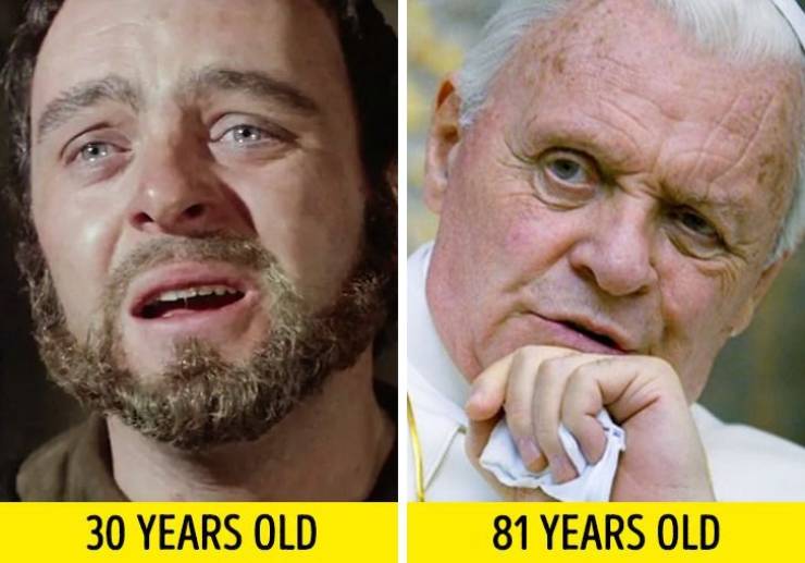 pope benedict anthony hopkins - 30 Years Old 81 Years Old