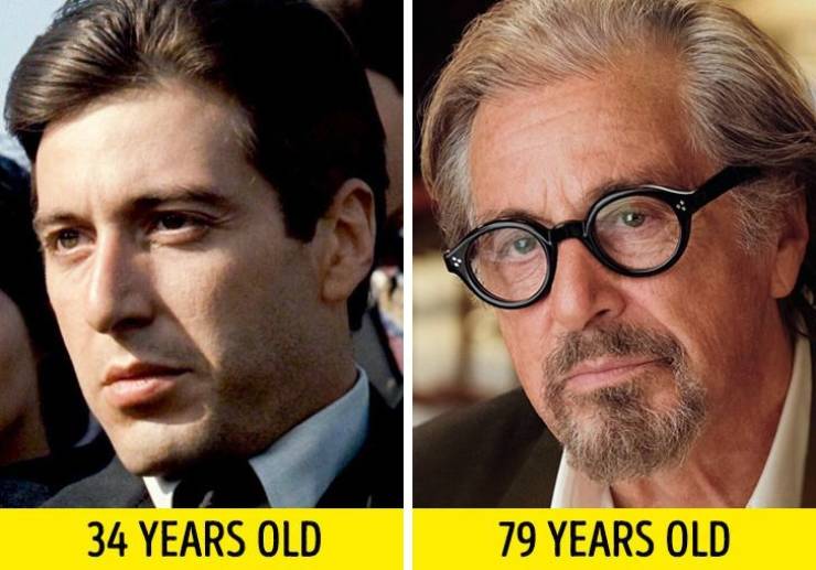 pacino once upon a time in hollywood - 34 Years Old 79 Years Old