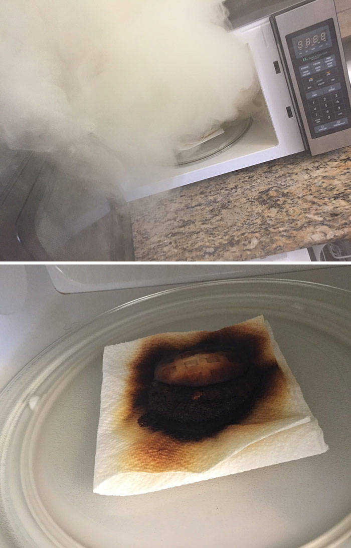 "I Tried To Microwave A Sandwich And There Is A Big Difference Between 4 And 5 Minutes"