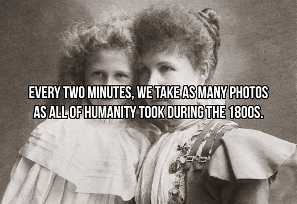 old black and white photographs - Every Two Minutes, We Take As Many Photos As All Of Humanity Took During The 1800S.