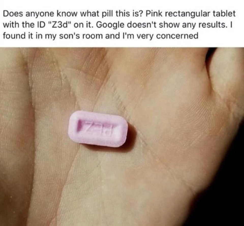 Does anyone know what pill this is? Pink rectangular tablet with the Id