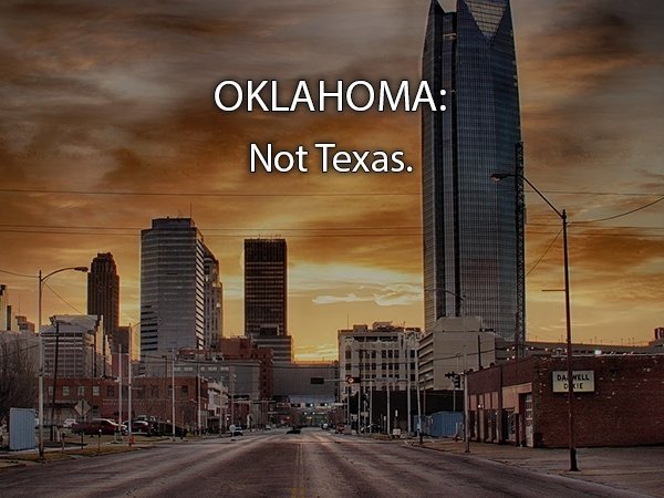downtown oklahoma city - Oklahoma Not Texas. Das Well Die