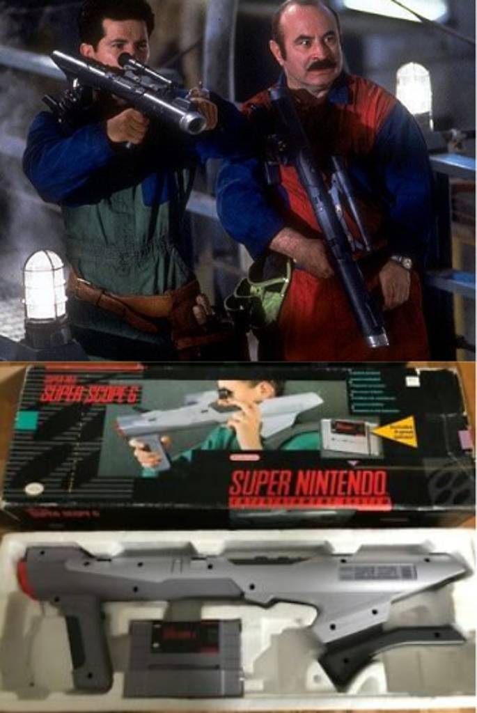 super mario bros movie devo gun - Suple Scles Super Nintendo