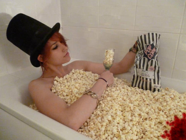 bathtub of popcorn - Pop Cod