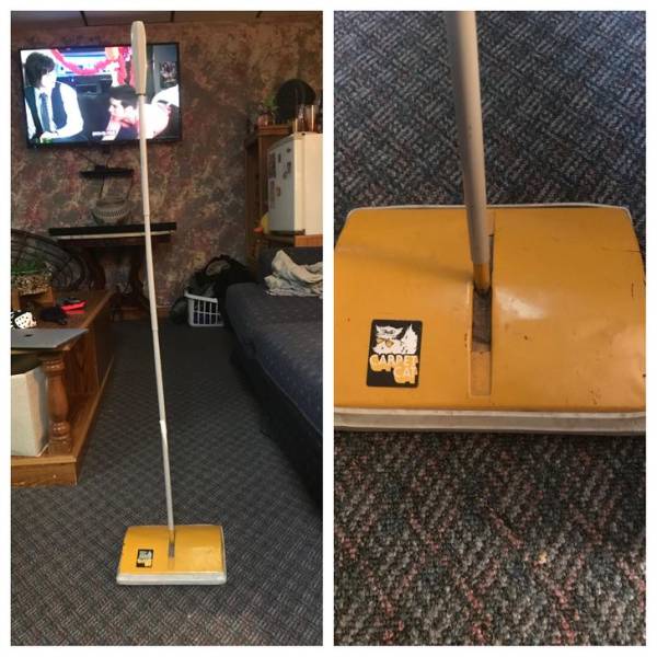 "My grandma got this carpet sweep in the early 1960s she gave it to me when I moved into my first apartment. I love this thing, it works like a gem."