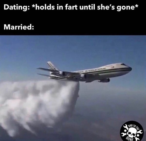 Dating holds in fart until she's gone Married To The Bone