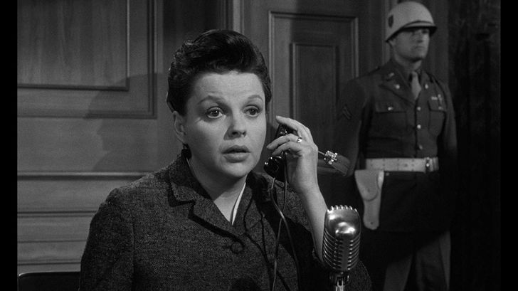 Judy Garland at 39 in the film, Judgement at Nuremberg.