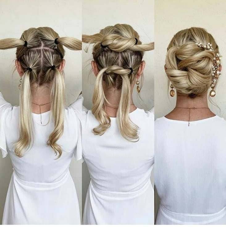 bridal updo