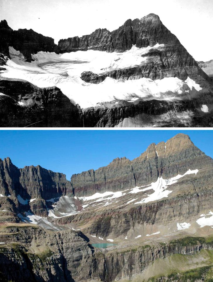 glacier national park glaciers melting