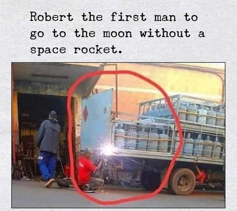 robert the first man to go to moon - Robert the first man to go to the moon without a space rocket.