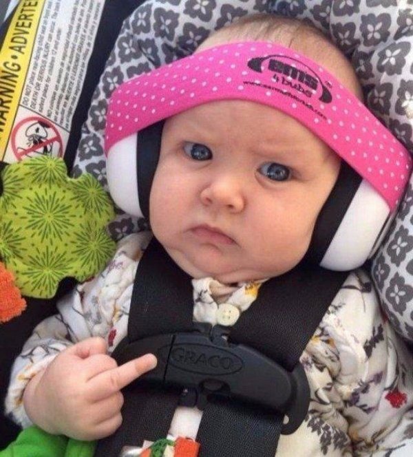 baby with headphones meme - Do Not Death Or Seriou Ng Adverte Graco bs