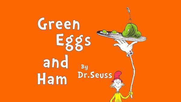 dr. seuss green eggs and ham