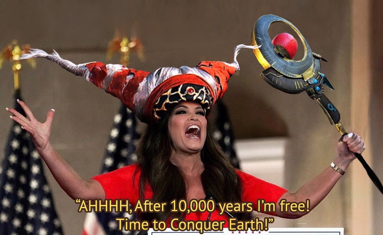 kimberly guilfoyle - Ahhhh, After 10,000 years. I'm free! Time to Conquer Earth!