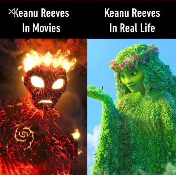 Keanu Reeves In Movies Keanu Reeves In Real Life