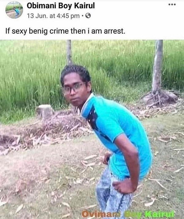 If sexy benig crime then i am arrest.