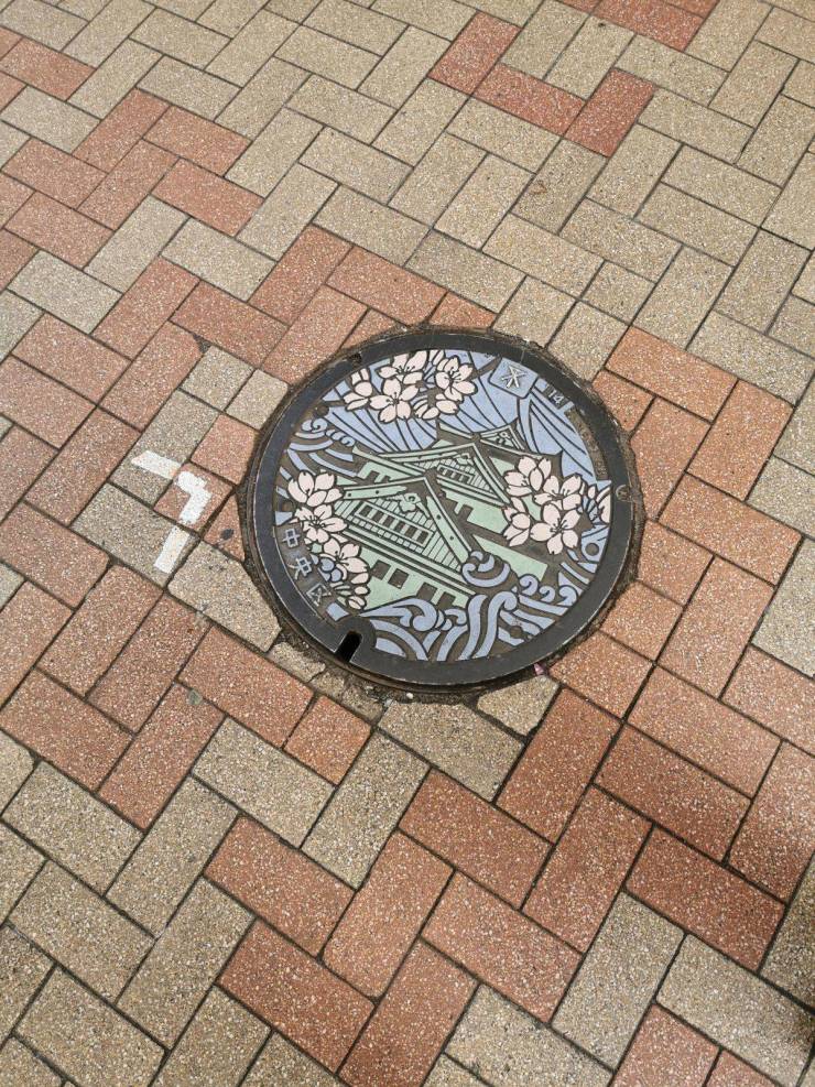 “Storm drains in Japan are so pretty.”